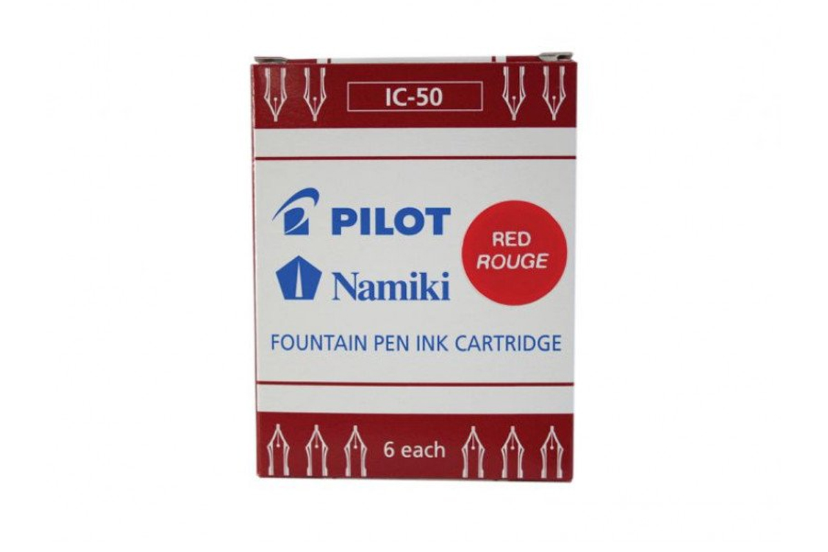 Pilot Namiki Inktpatronen Red (6)